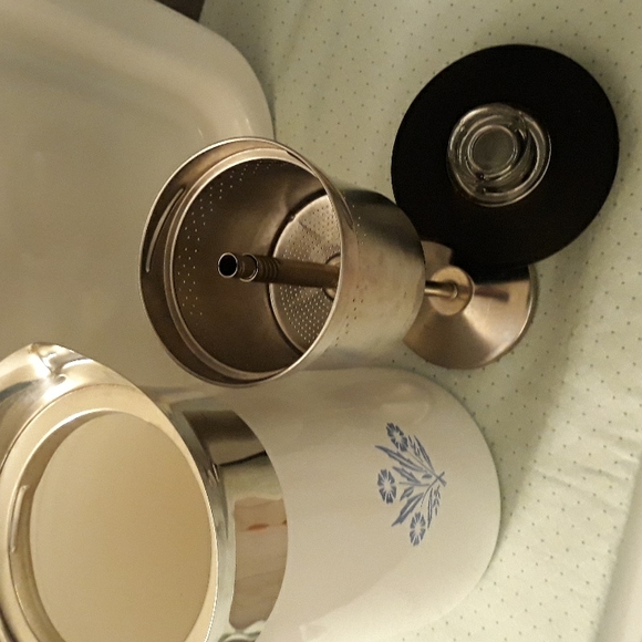 Corningware Kitchen Vintage Corning Ware 9cup Stovetop Percolator